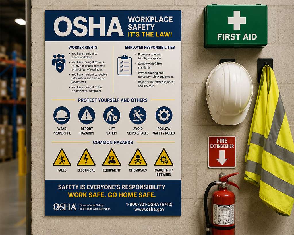 Workplace safety regulations and OSHA compliance in Delaware workplaces
