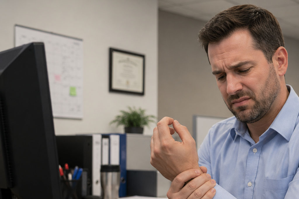 Repetitive stress injury like carpal tunnel covered by Delaware workers' compensation